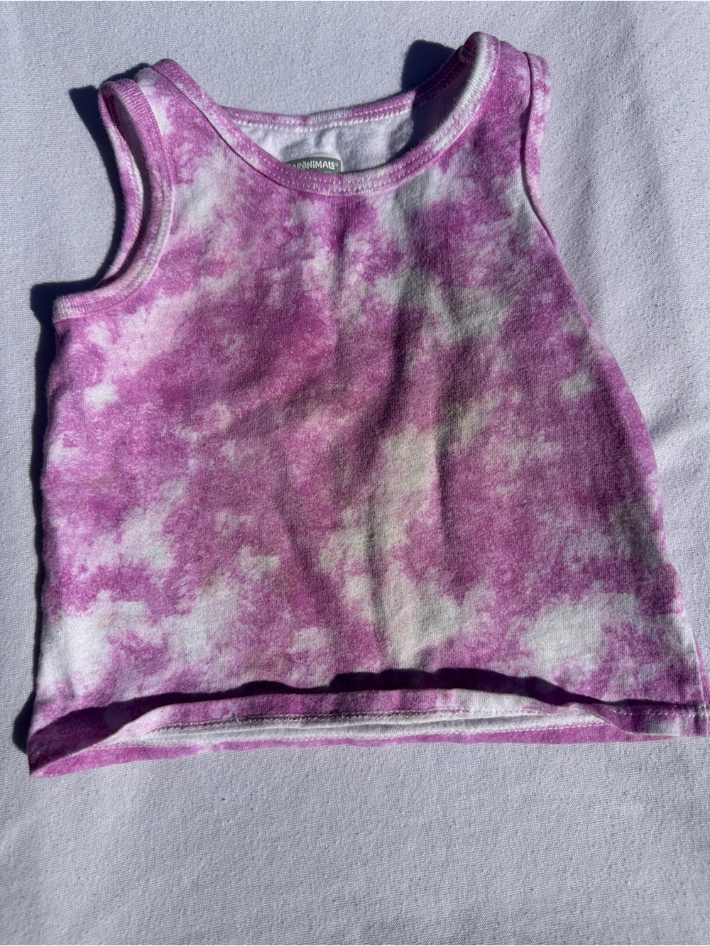 Garanimals Pink Tie-Dye Tank Dress for Kids(41) - Picture 5 of 8